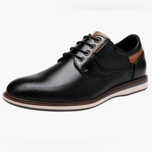 Bruno Marc black dress shoes